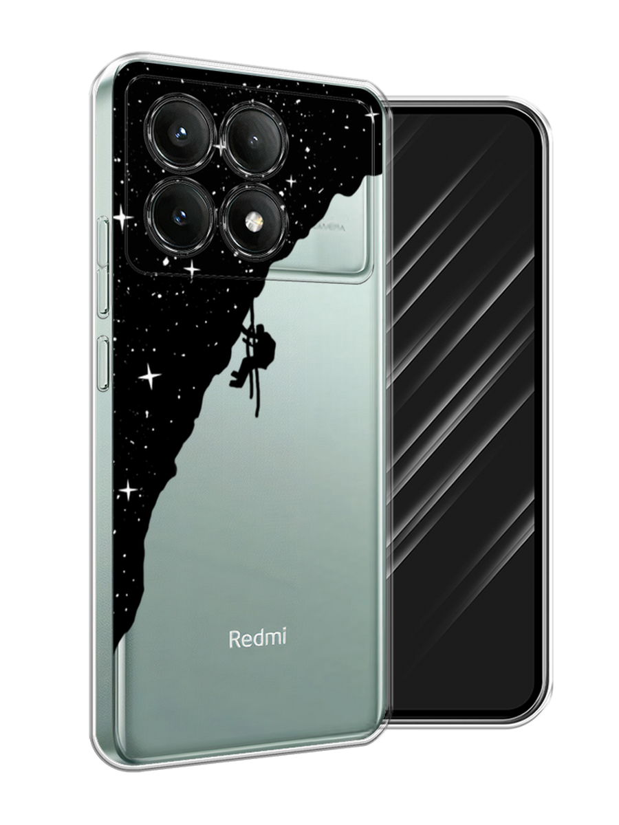 

Чехол Awog на Poco X6 PRO 5G "Скалолаз в космосе", Черный;белый;бежевый, 320950-1