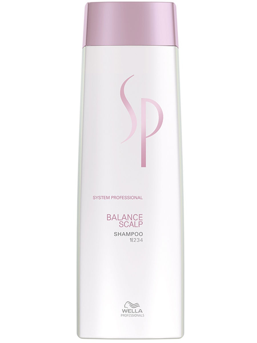 фото Wella sp balance scalp shampoo шампунь мягкий для чувствительной кожи головы 250мл