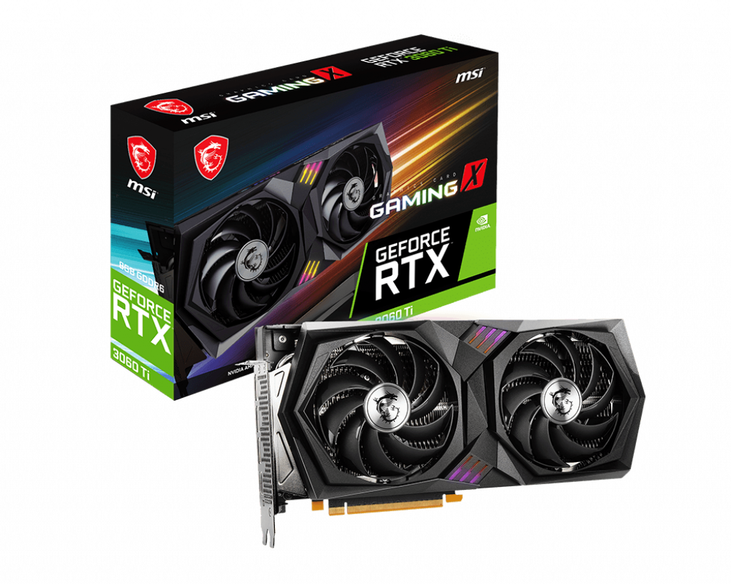 Видеокарта MSI NVIDIA GeForce RTX 3060 Ti (RTX 3060 Ti GAMING X 8G)