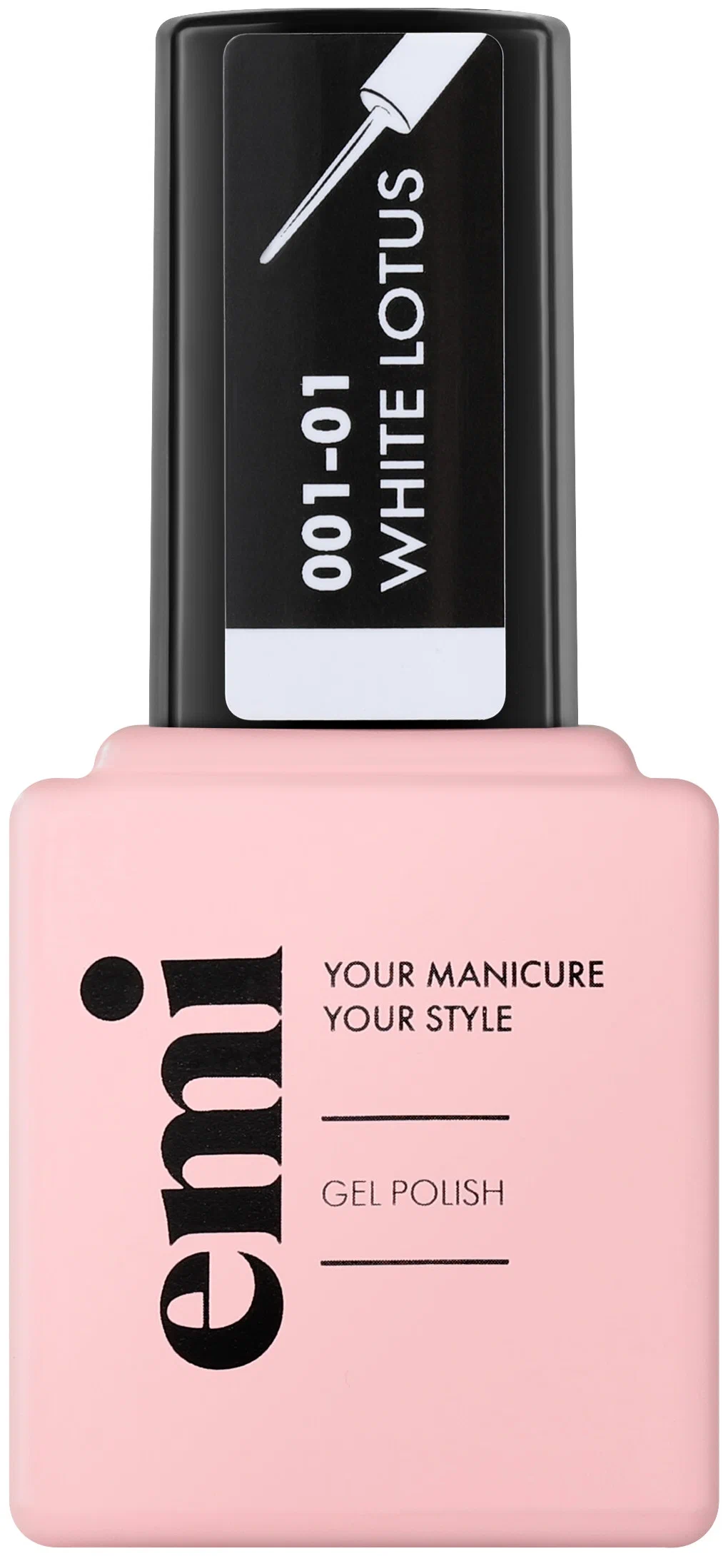 фото 001 гель-лак для ногтей e.milac белый лотос 9 мл