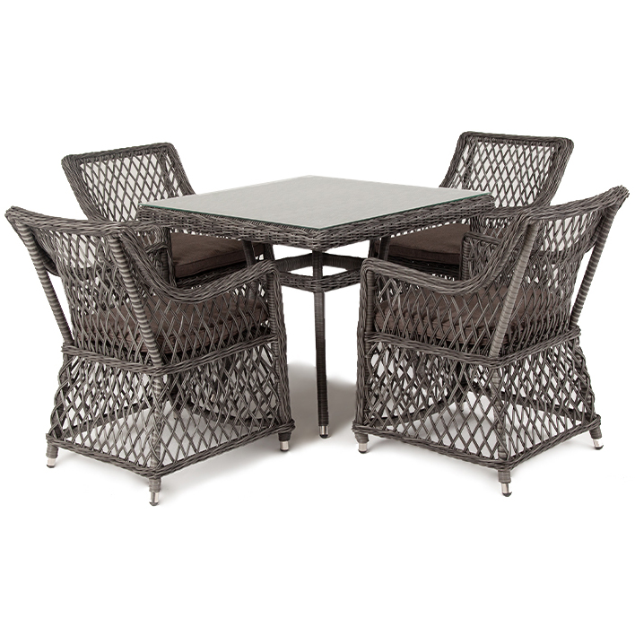 

Комплект мебели 4SiS Айриш AC4T-5-SET graphite, Серый