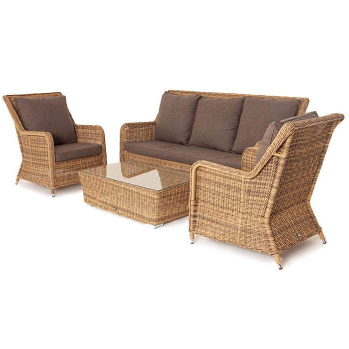

Комплект мебели 4SiS Гляссе GS3C2T-4-SET, цвет соломенный, Бежевый;коричневый