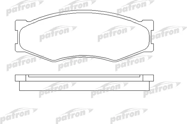 Тормозные колодки PATRON дисковые PBP340