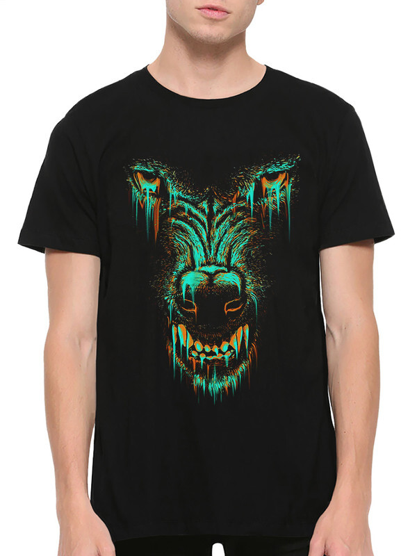 

Футболка мужская Dream Shirts Волк черная S, Волк