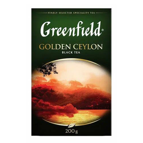 

Чай черный Greenfield Golden Ceylon листовой 200 г