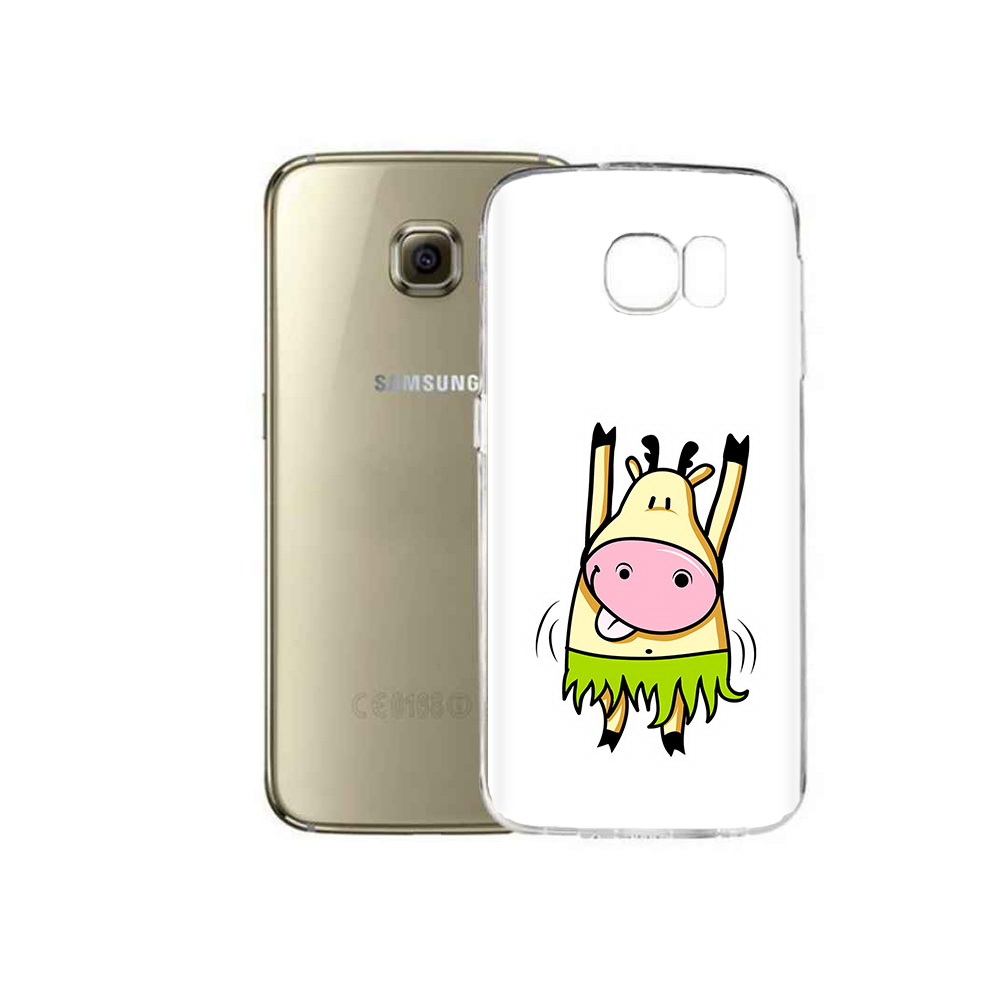 

Чехол MyPads Tocco для Samsung Galaxy C5 Pro Веселая корова (PT61139.577.42), Прозрачный, Tocco