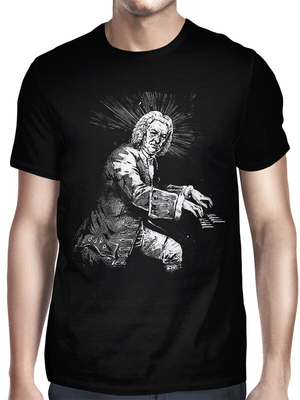

Футболка мужская Dream Shirts Бах черная XL, Бах