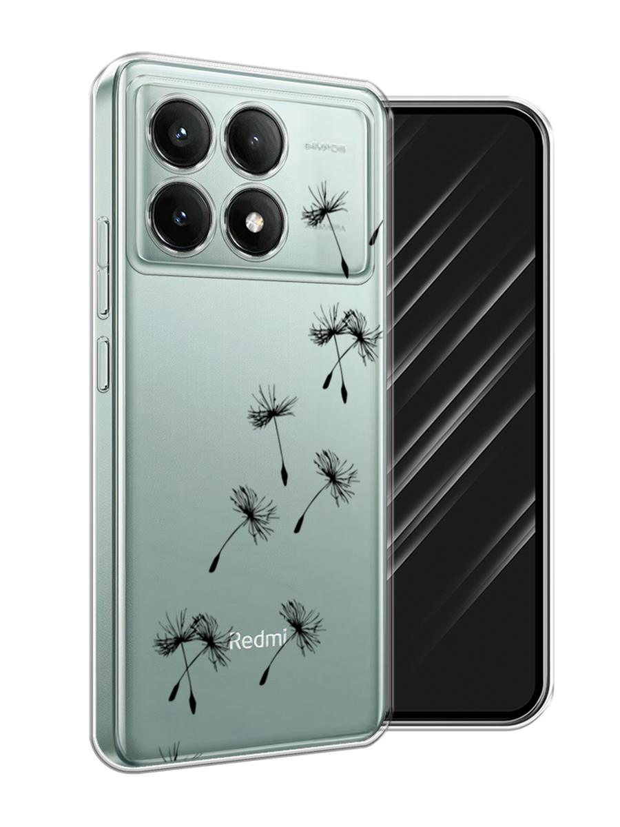 

Чехол Awog на Poco X6 PRO 5G "Летящие одуванчики", Черный, 320950-1