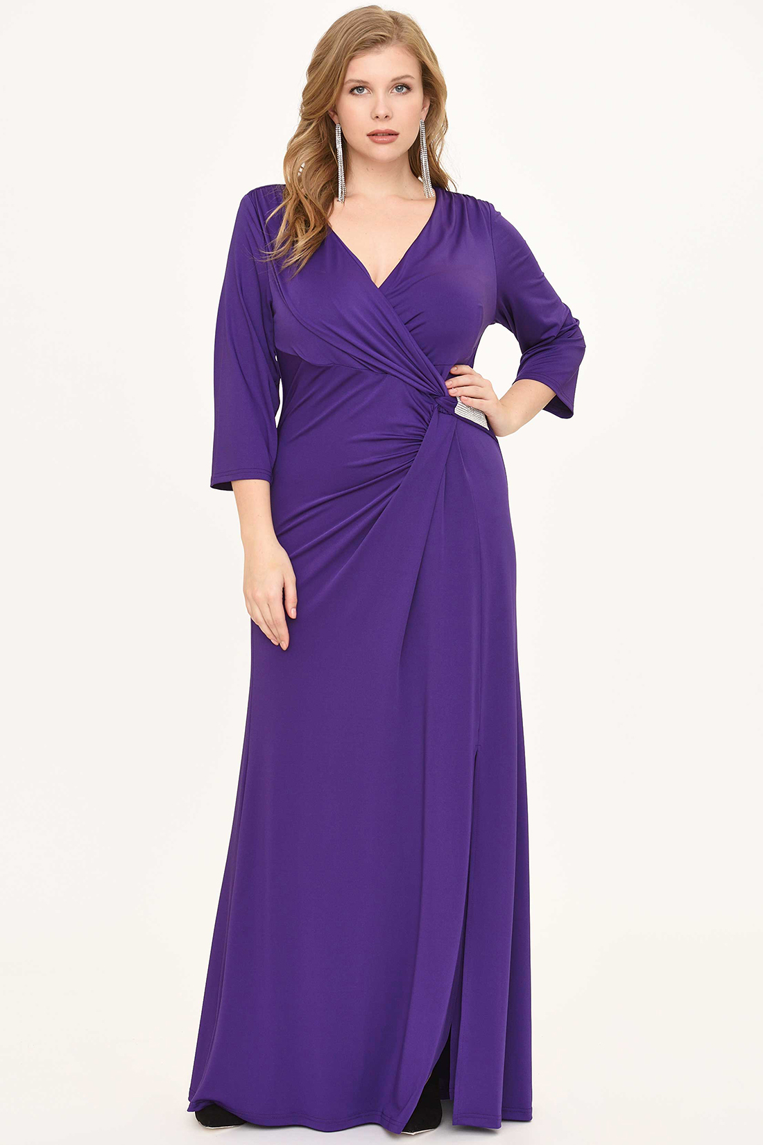 Платье женское SVESTA R792Vi фиолетовое 54 RU