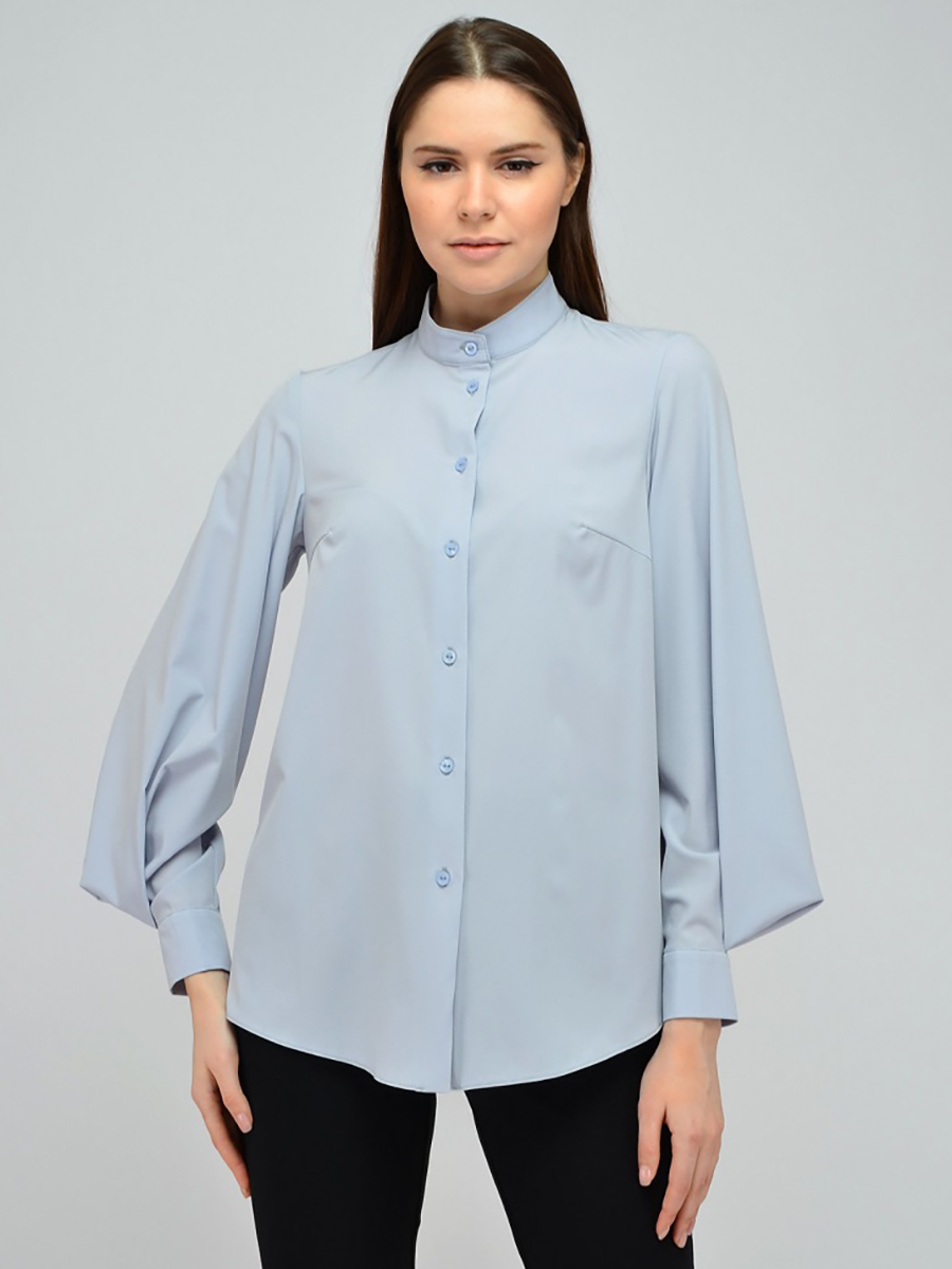

Блуза женская 1001dress VI00131 серая 44 RU, VI00131
