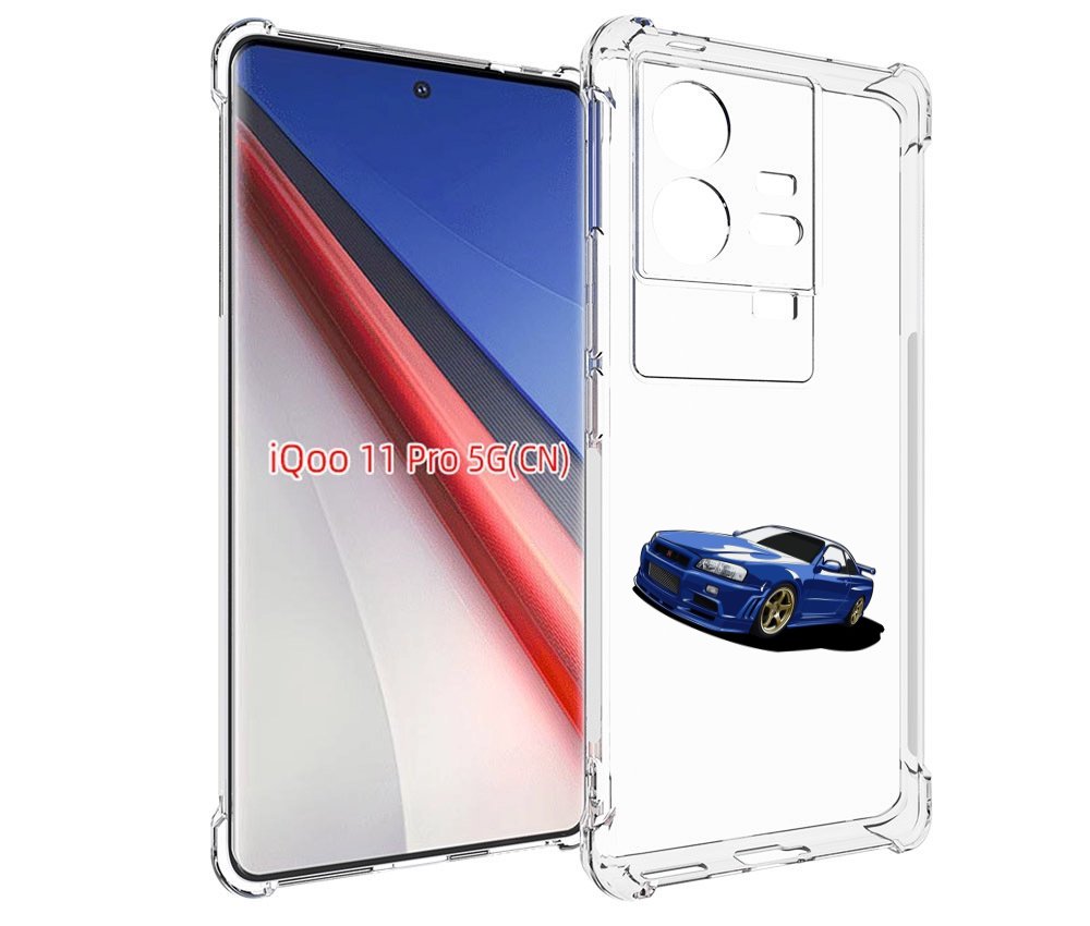 

Чехол бампер MyPads Джитиэр для Vivo iQOO 11 Pro противоударный, Прозрачный, Tocco