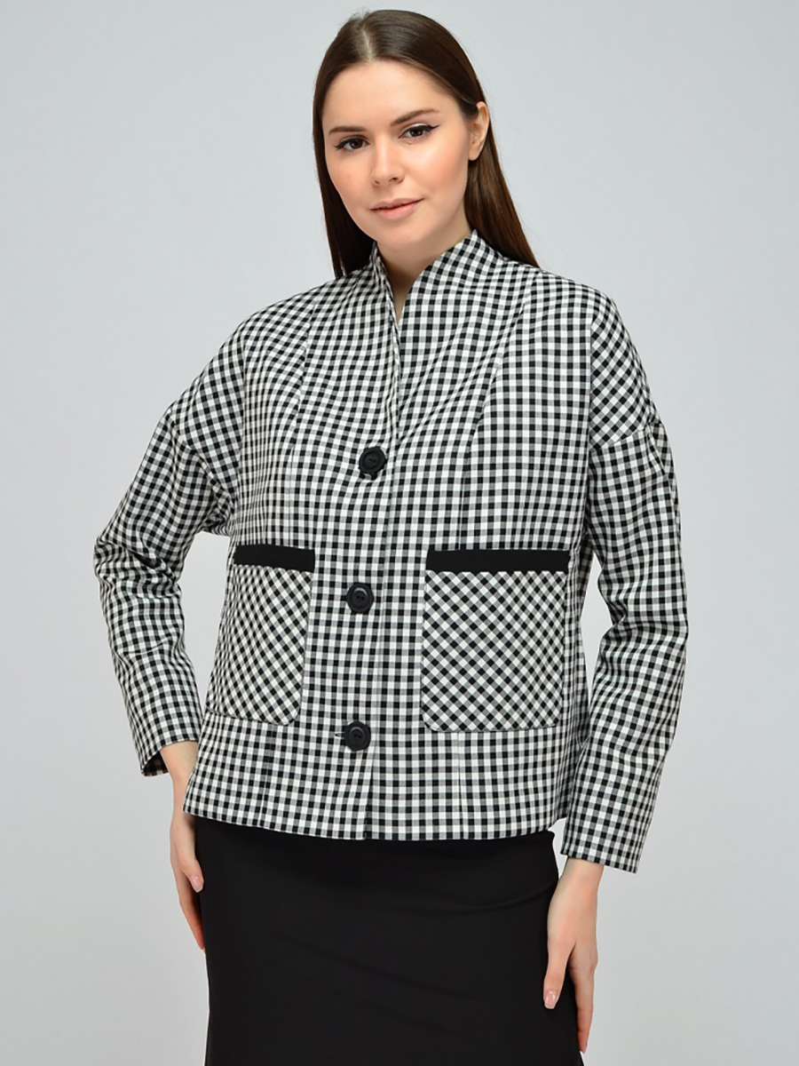 

Жакет женский 1001dress VI00145 белый 56 RU, VI00145