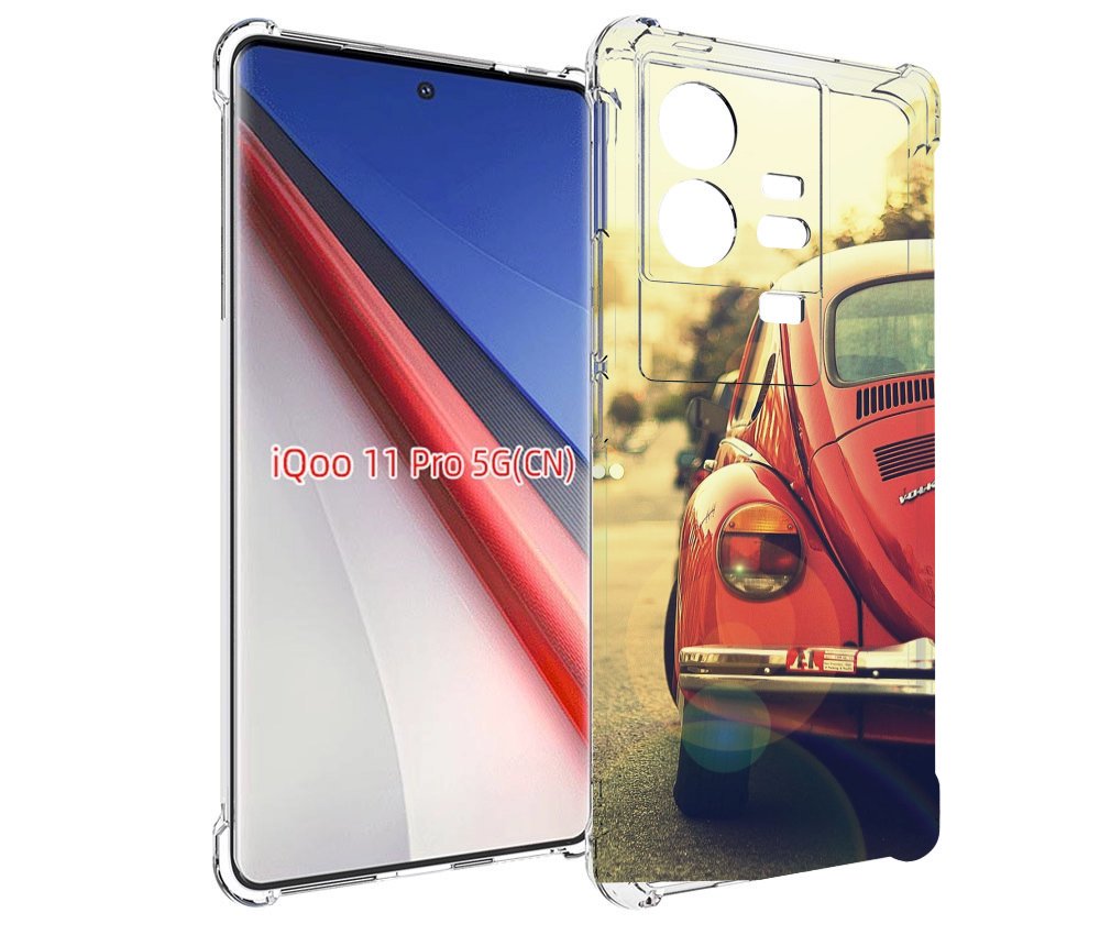 

Чехол бампер MyPads Жук для Vivo iQOO 11 Pro противоударный, Прозрачный, Tocco