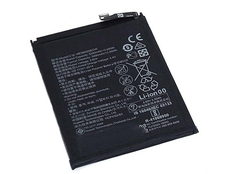 фото Аккумулятор vbparts для huawei honor 10 3.82v 3400mah 073771