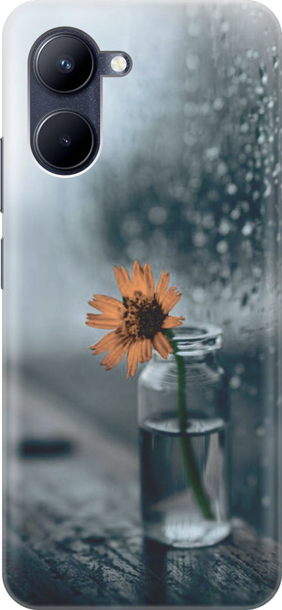 

Силиконовый чехол на realme C33 с принтом "Осенняя меланхолия", Желтый;серый, 1574400