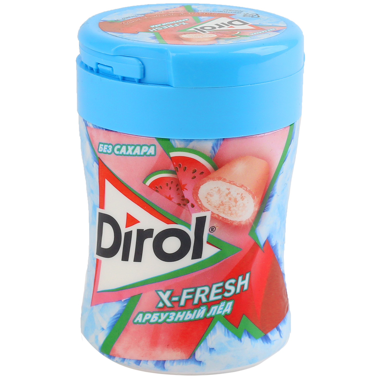 

Жевательная резинка Dirol X-Fresh Арбузный лед без сахара 64 г