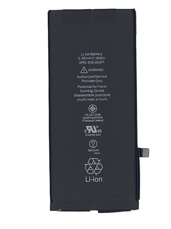 фото Аккумулятор vbparts для apple iphone xr 3.80v 2942mah 066277