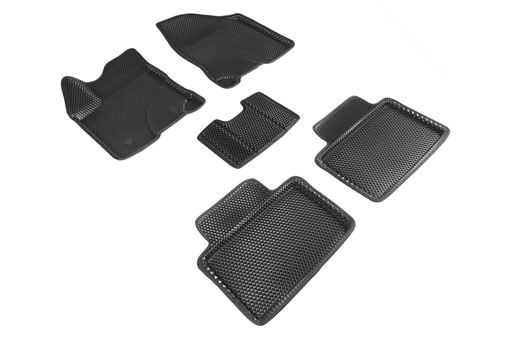 

Коврики EVA 3D ромб Seintex для Lada Vesta 2015-/Lada Vesta Cross 2015- черные, 95188