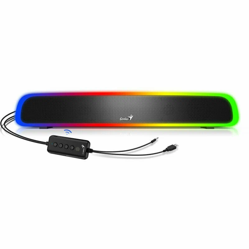 

Акустическая система Genius USB Soundbar Black (31730045400), Черный, USB Soundbar