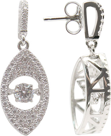 

Серьги из серебра с цирконом Национальное Достояние SE32575A1-nd, SE32575A1-nd