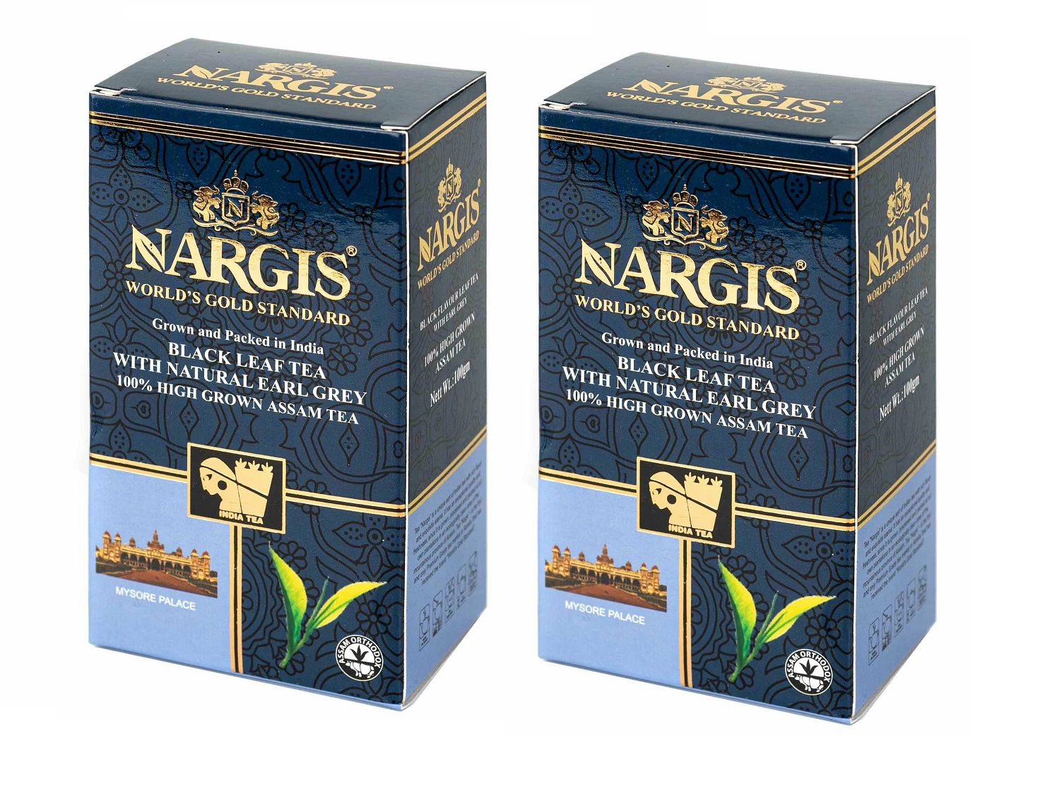 Чай черный Nargis earl grey 100 г, 2 шт