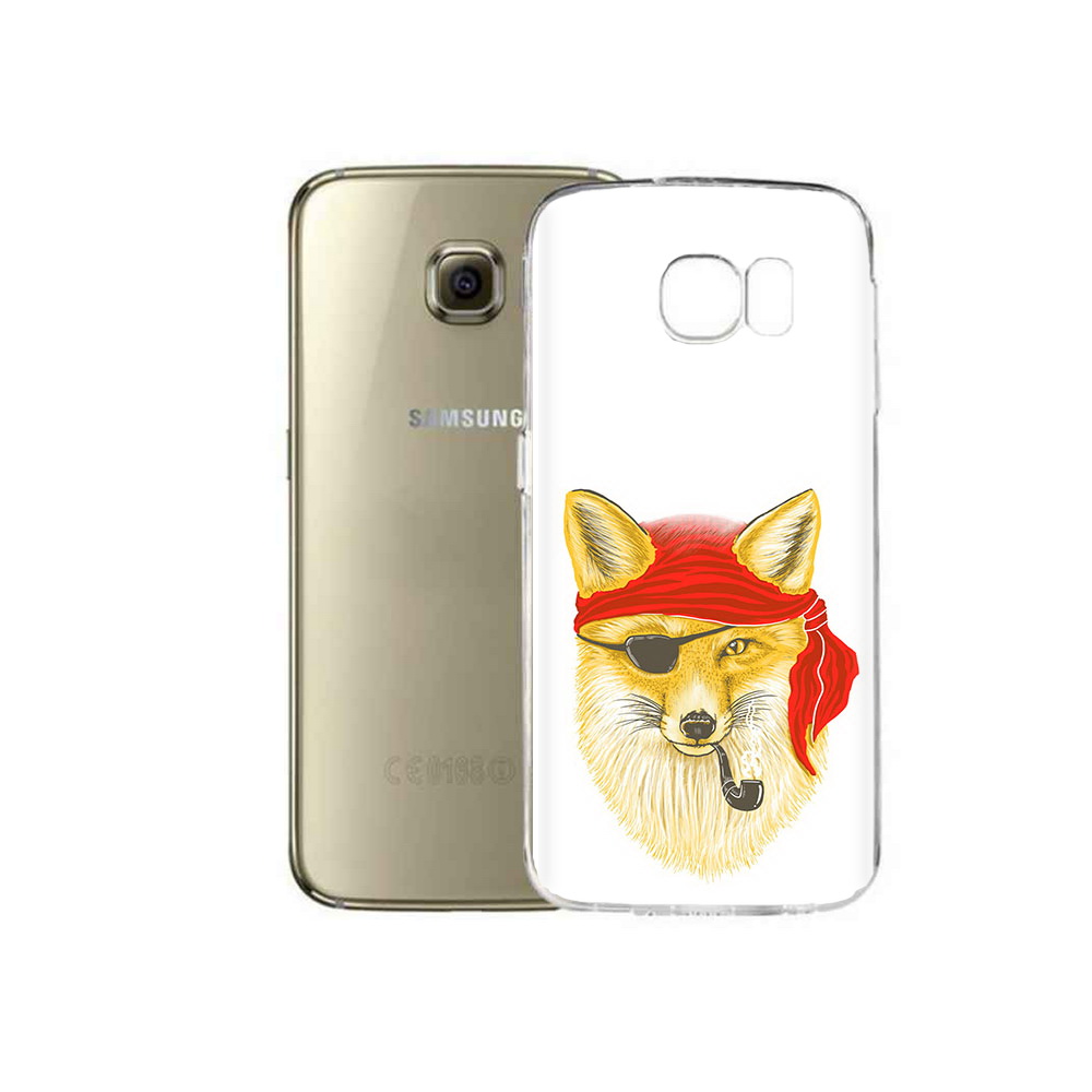 

Чехол MyPads Tocco для Samsung Galaxy C5 Pro лиса-пират (PT61139.577.440), Прозрачный, Tocco