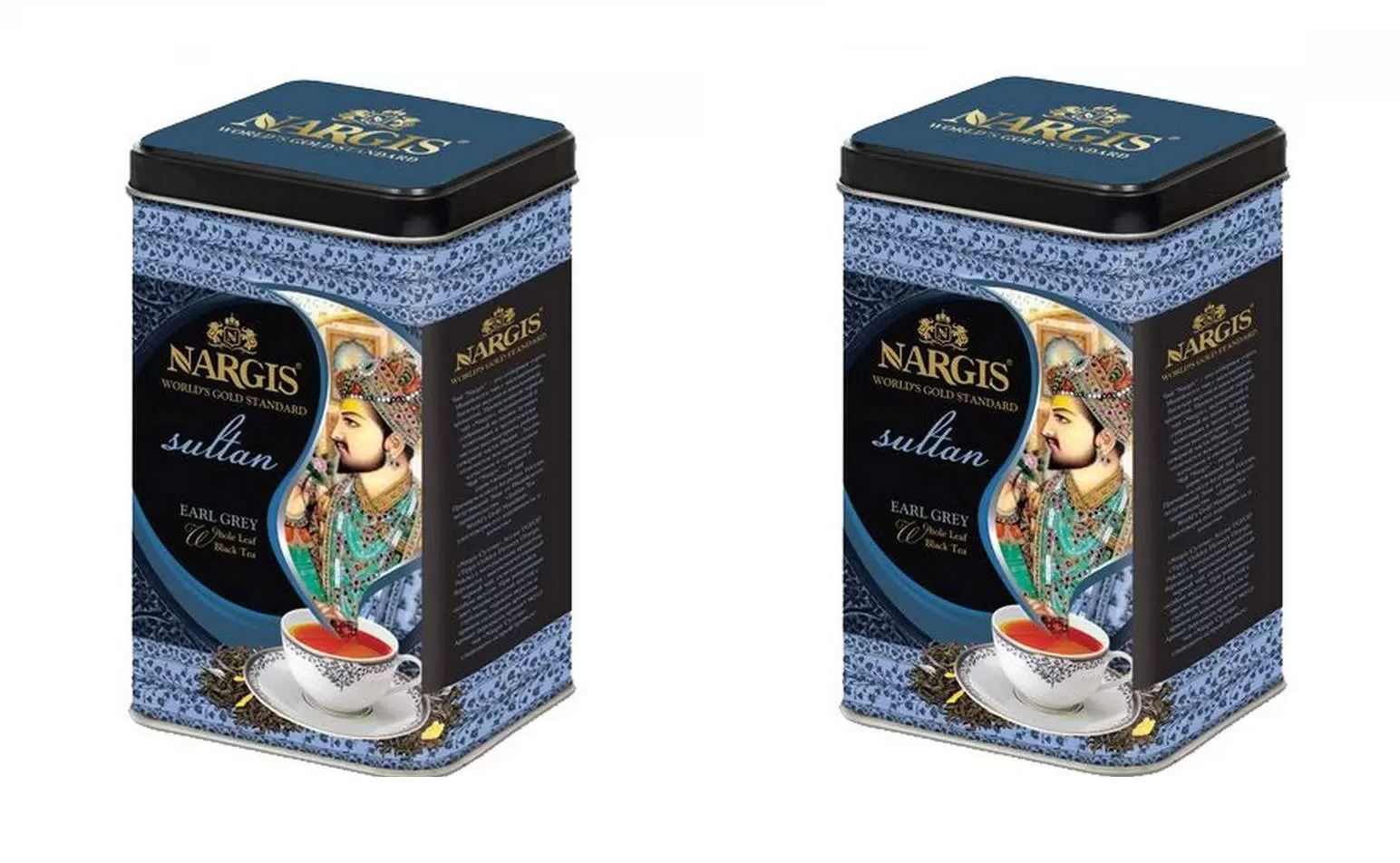 

Чай черный Nargis листовой Sultan Assam с бергамотом 200 г х 2 шт