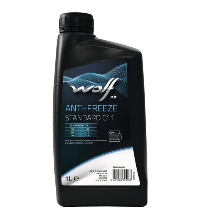 фото Антифриз anti-freeze standard g11 1l wolf арт. 8325083