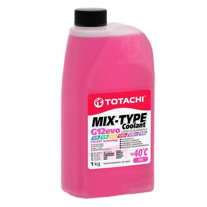 фото Охлаждающая жидкость totachi mix-type coolant pink -40c g12evo 1кг totachi арт. 46801