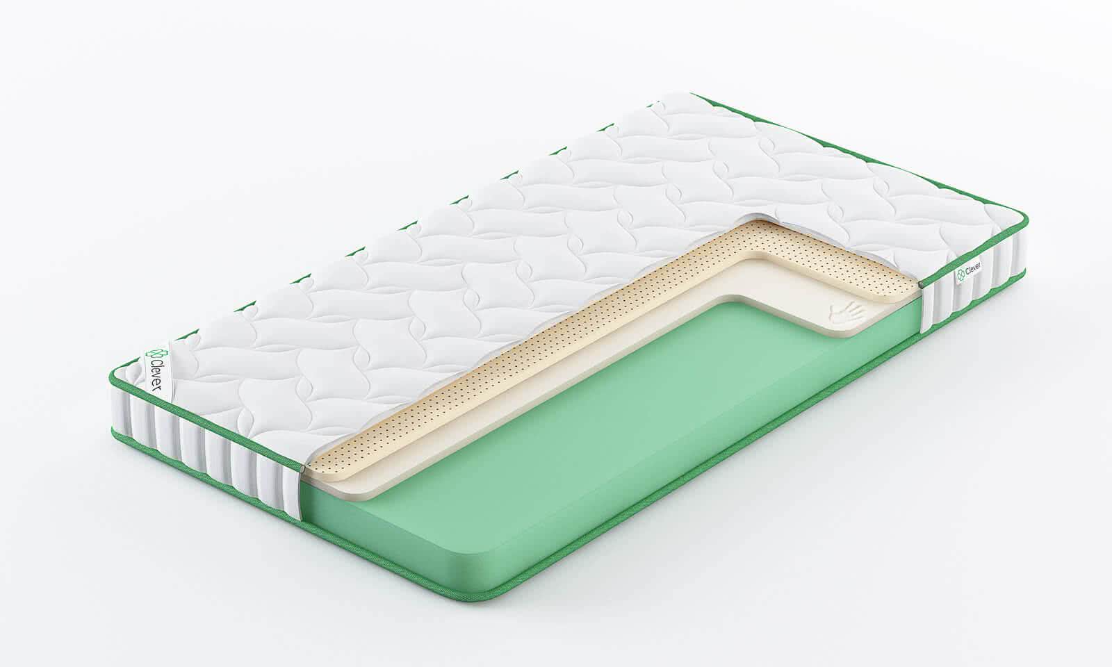 

Матрас Clever Wing Slim 85x190, Белый, WING SLIM