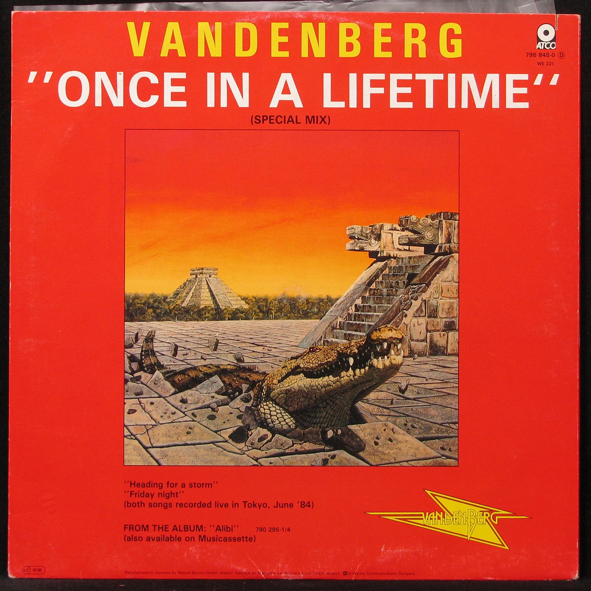 Vandenberg - Once In A Lifetime Special Mix (LP)