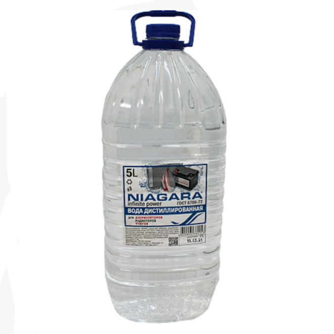 Вода Дистиллированная Ниагара 5л NIAGARA арт. 1012000010