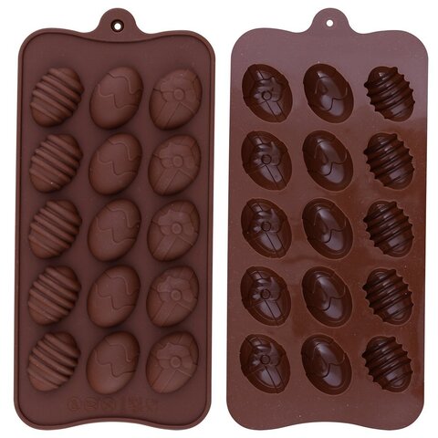 Форма для шоколадных конфет силиконовая Мультидом «Пасхальные сладости» VL80-503