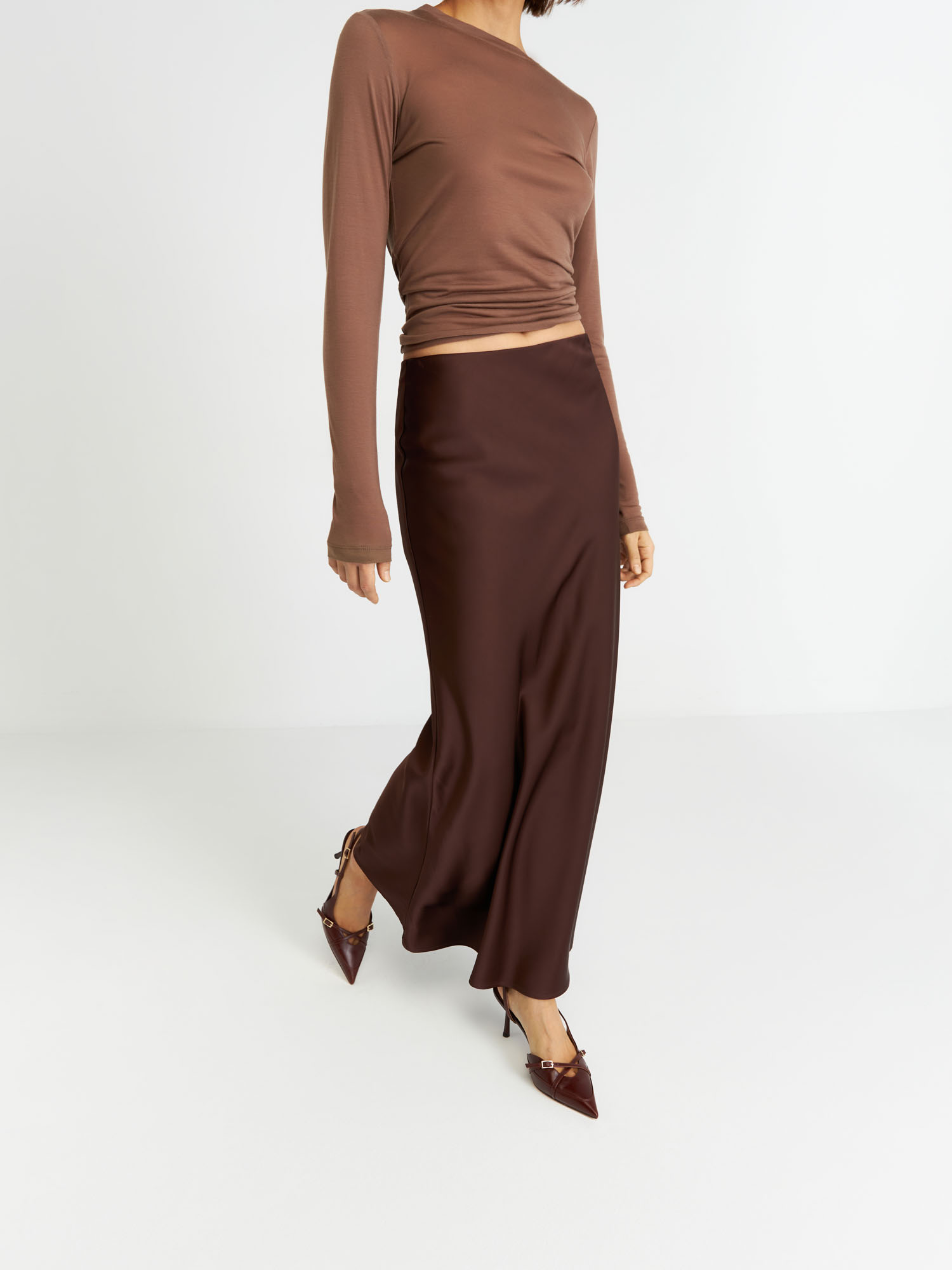 Юбка женская Arive 0318 коричневая L 4690₽