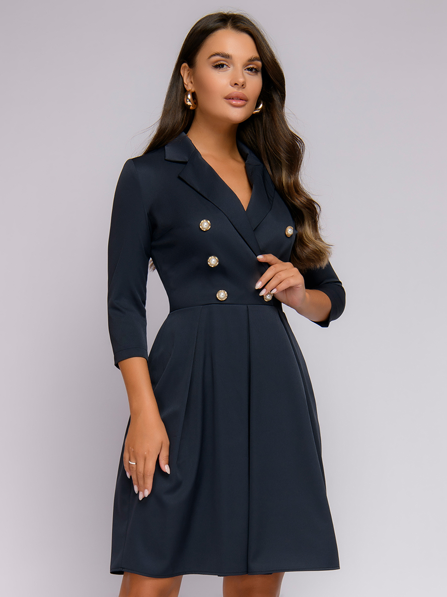 

Платье женское 1001dress 0132101-01217BL синее 48 RU, 0132101-01217