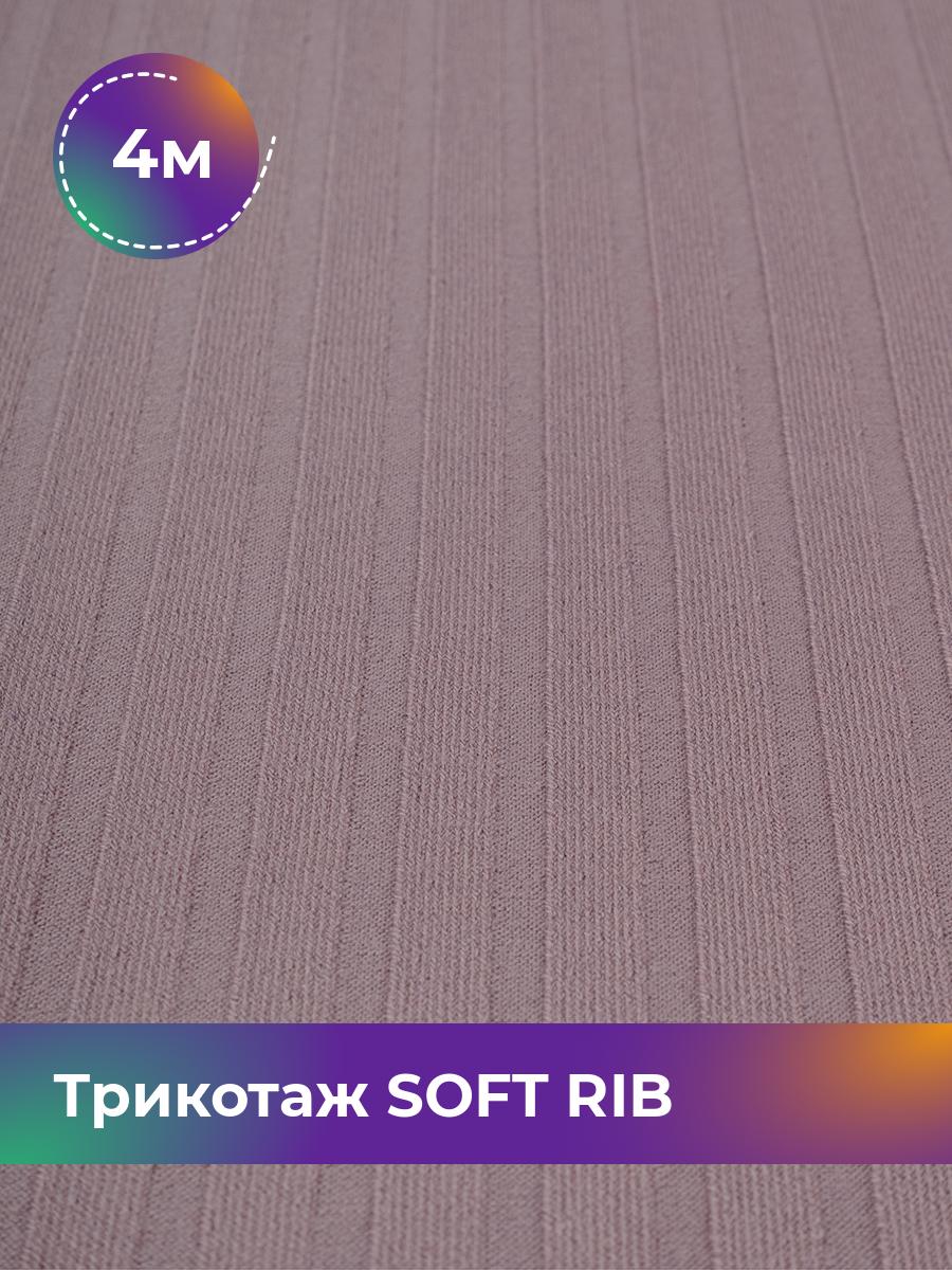 

Ткань Трикотаж SOFT RIB Shilla, отрез 4 м * 140 см фиолетовый 4_20092.012, 17443835
