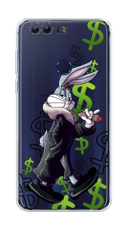 

Чехол на Honor 8 "Rich Bugs Bunny", Зеленый;черный;голубой, 60950-6