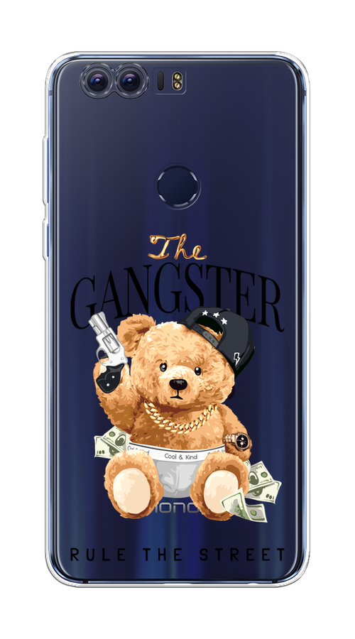 

Чехол на Honor 8 "The Gangster", Бежевый;серый;черный, 60950-6