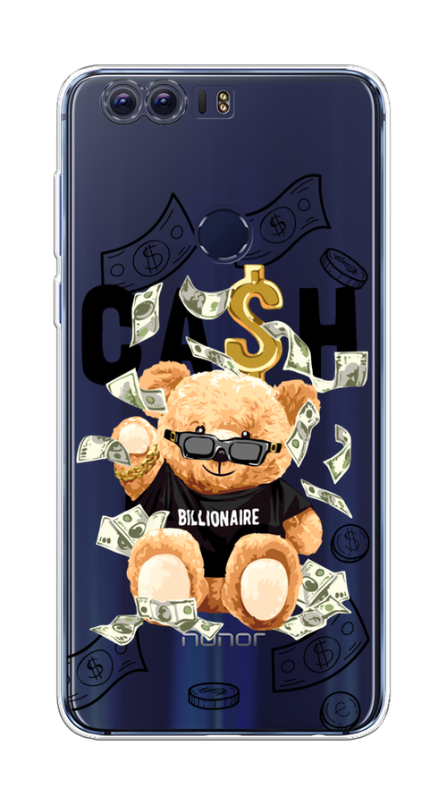 

Чехол на Honor 8 "Big cash", Черный;серый;бежевый, 60950-6