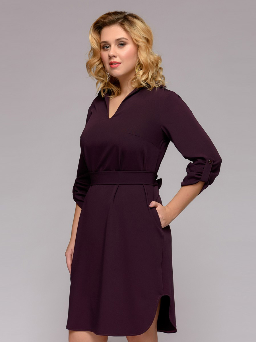 

Платье женское 1001dress DA00010 фиолетовое 50 RU, DA00010