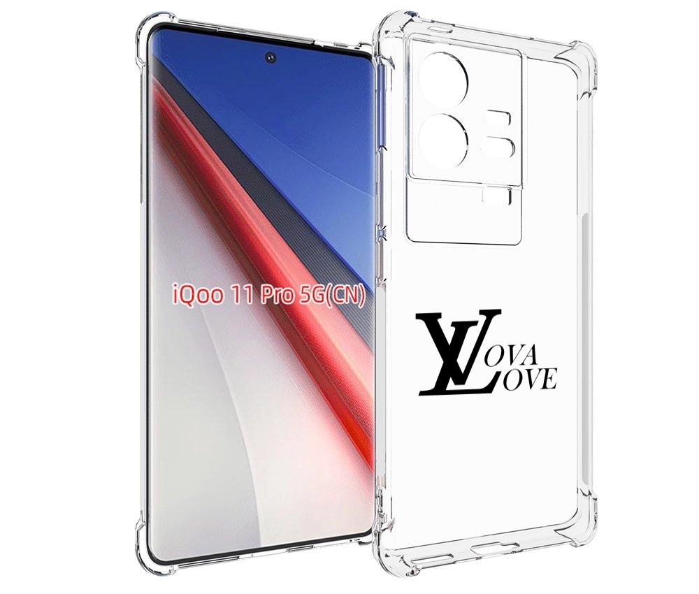 Чехол бампер MyPads Лова-лове для Vivo iQOO 11 Pro противоударный