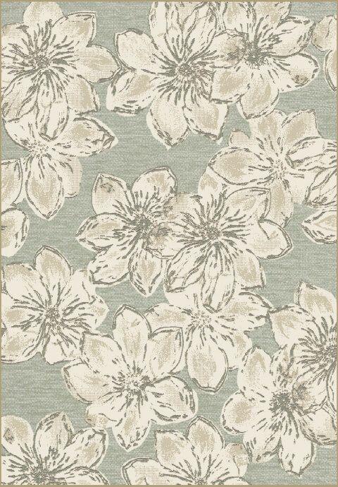 

Ragolle Рельефный ковер из вискозы GENOVA 38376 6525 90 Цветы 1.35х1.95м