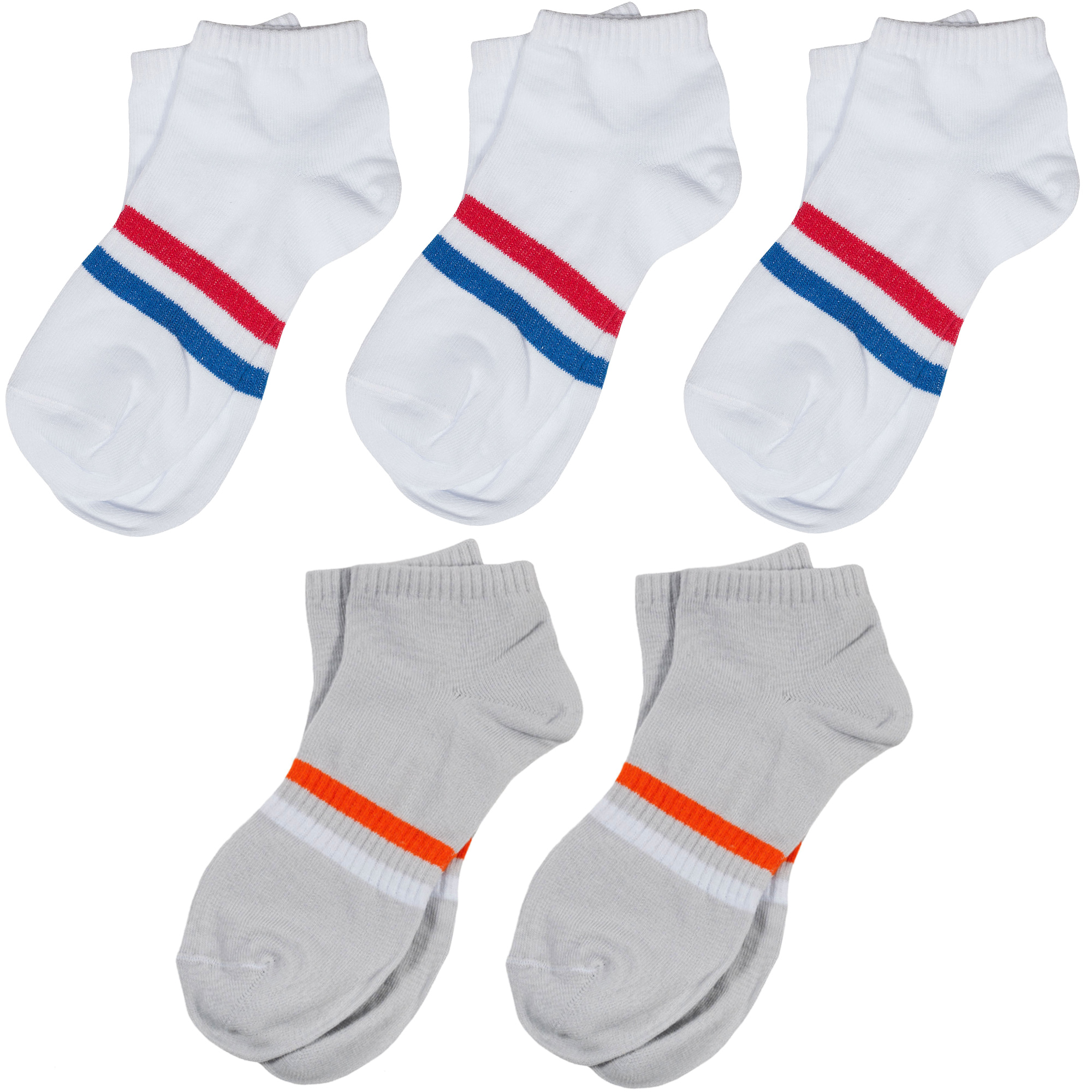 Носки для девочек ХОХ 5-SPD-16 цв. белый; серый; красный; синий; оранжевый р. 24 гиря пластиковая 8 кг basefit db 503 серый оранжевый