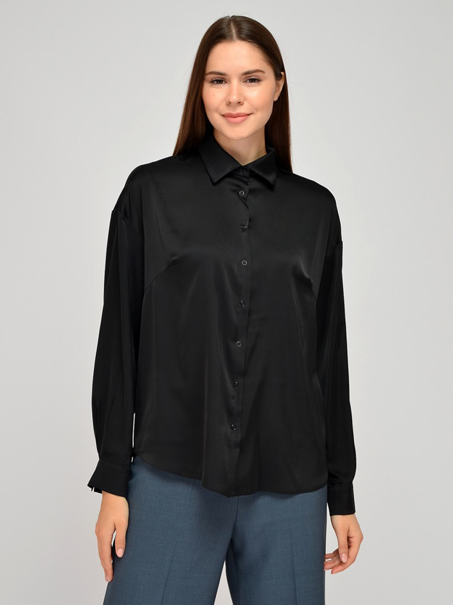 

Блуза женская 1001dress VI00313 черная 56 RU, VI00313