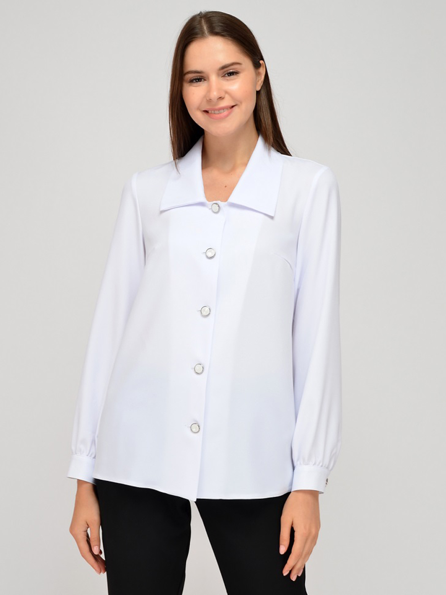 

Блуза женская 1001dress VI00316 белая 54 RU, VI00316