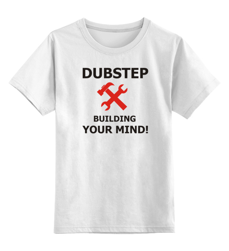 

Футболка детская Printio Dubstep building your mind цв. белый р. 164, Dubstep building your mind