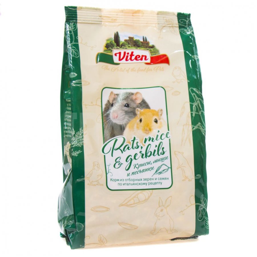 

Сухой корм для крыс, мышей и песчанок Viten, 400 г
