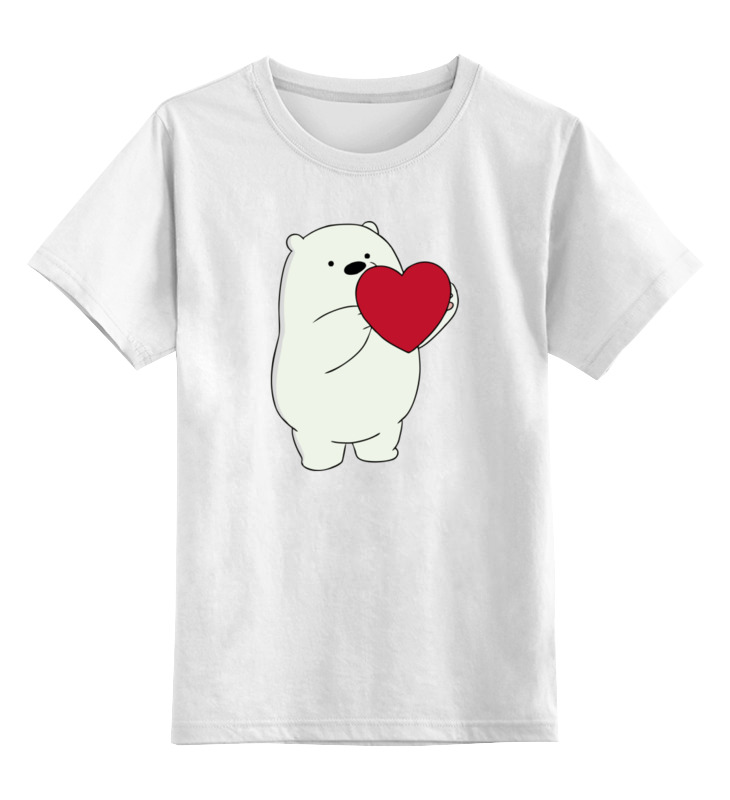 

Футболка детская Printio Ice bear цв. белый р. 164, Ice bear