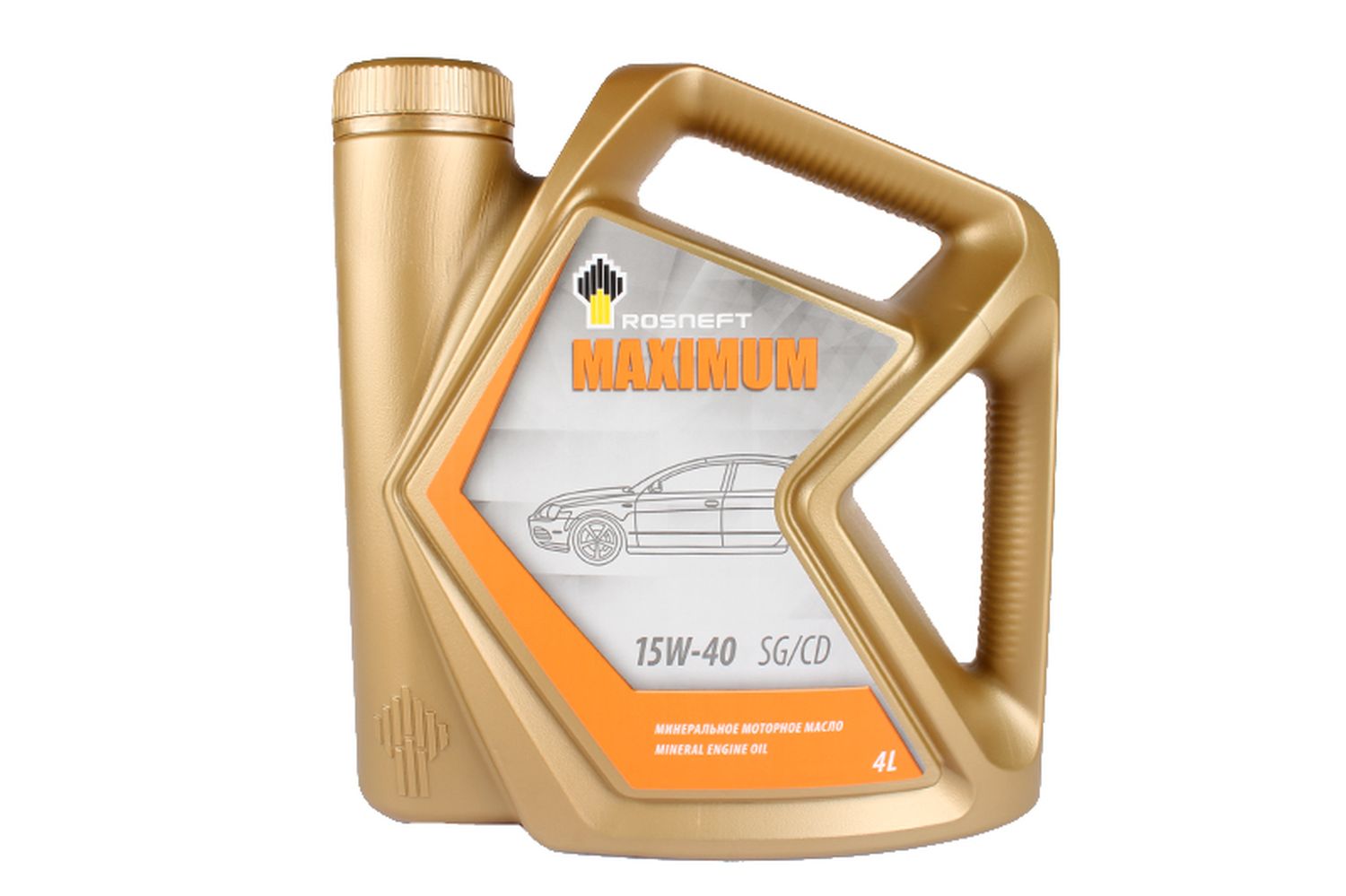 

Rosneft Роснефть Maximum 15W-40 (Рнпк) Sg/Cd Моторное Масло Минер. Кан. 4 Л