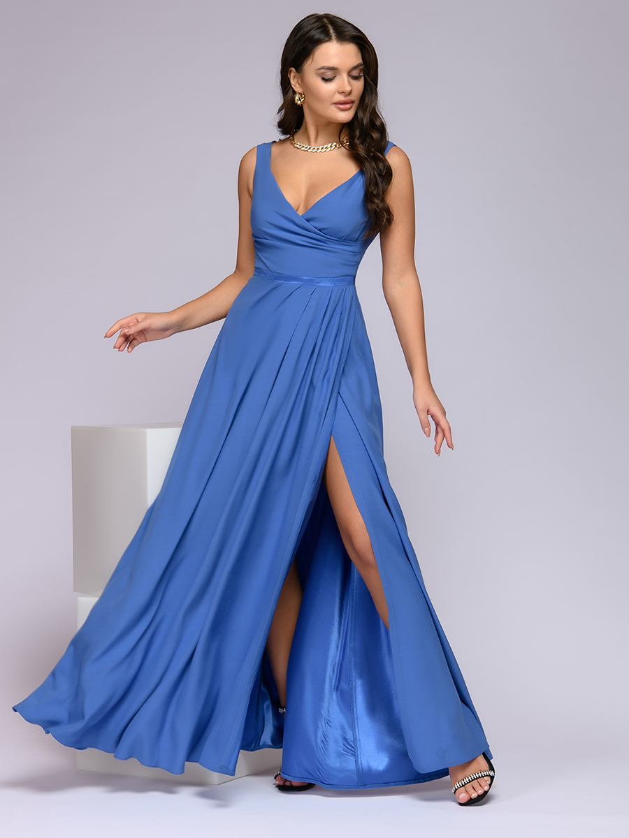 

Платье женское 1001dress 0122001-01306 синее 46 RU, 0122001-01306